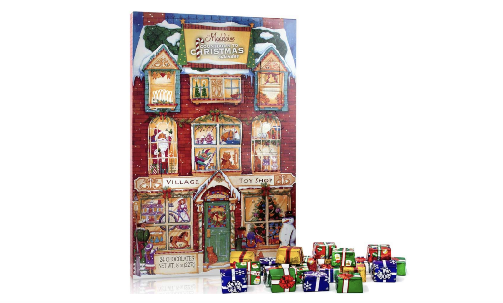 madaleine chocolate advent calendar, best chocolate advent calendar